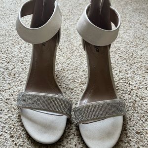 Ivory diamond heels- wore once for my wedding